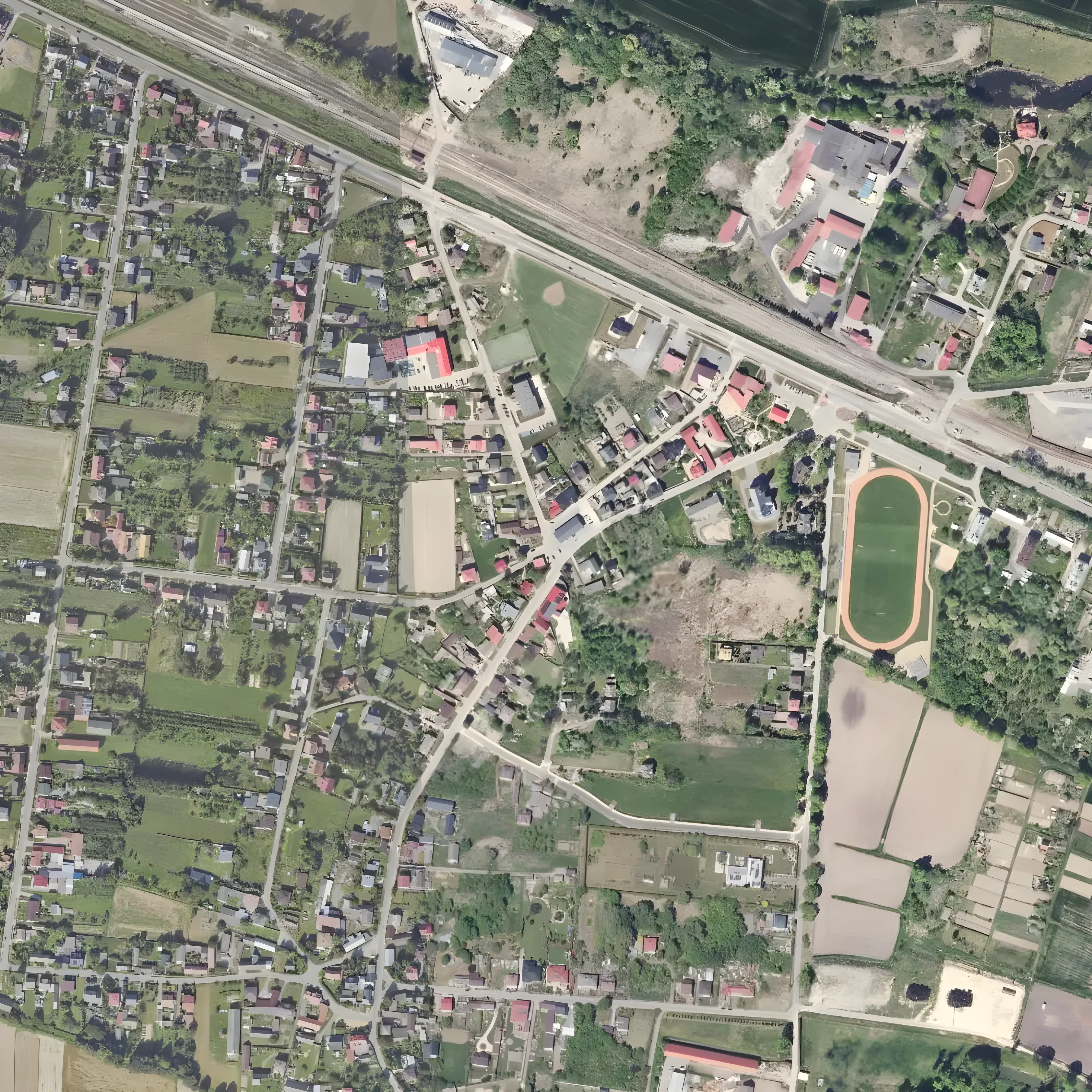 Bodzechów z lotu ptaka